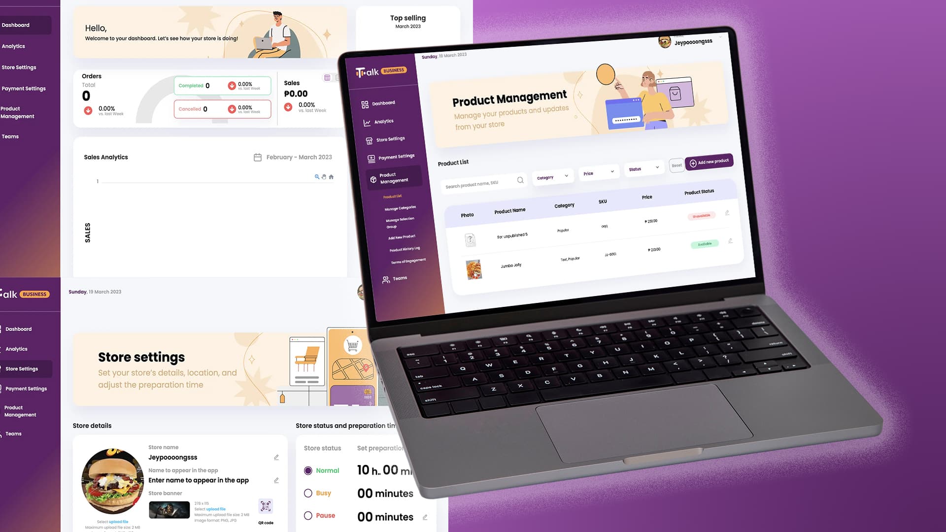 Talk Merchant Onboarding